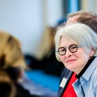 Guests talking to each other.